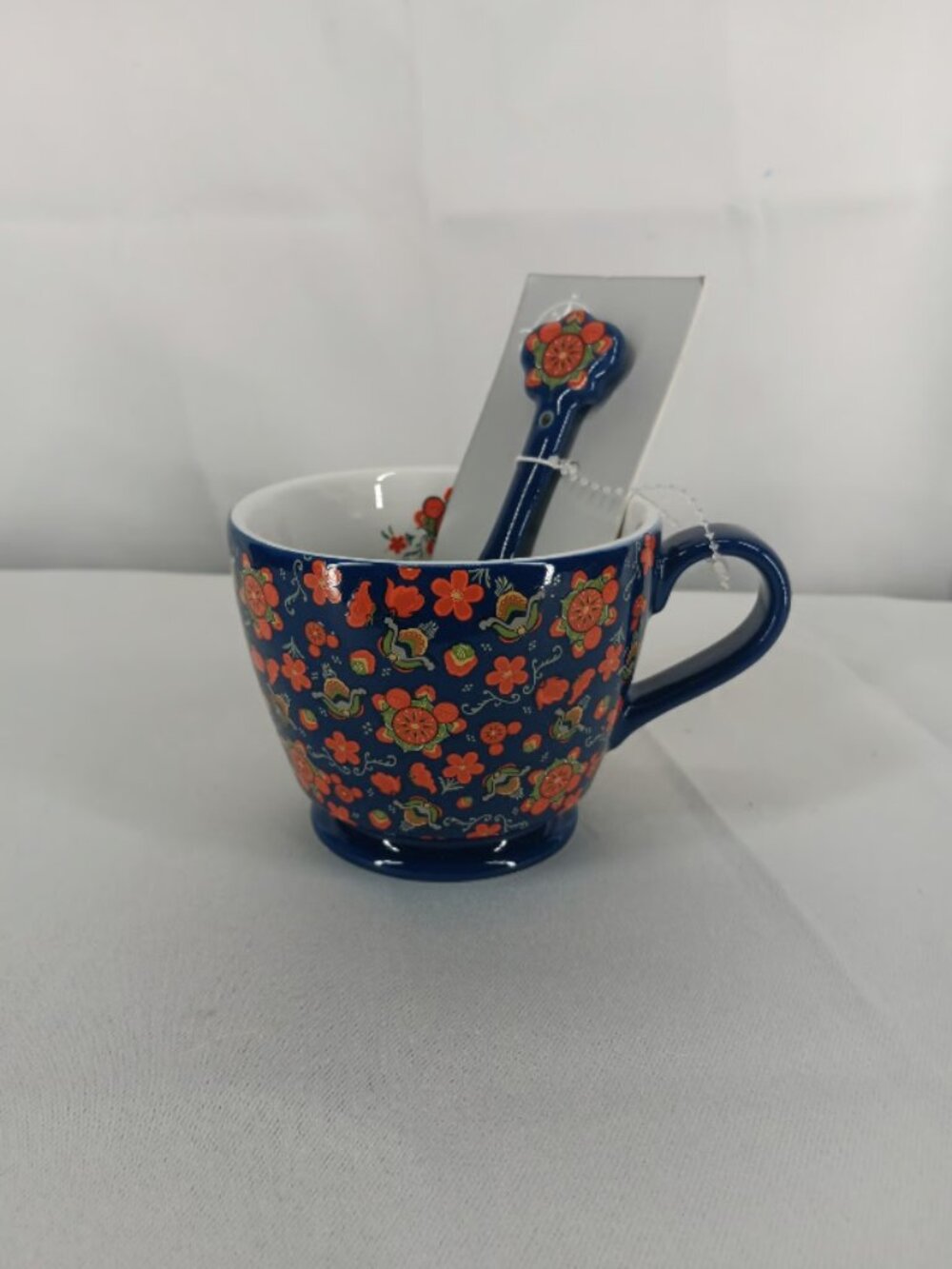 Disney Parks Norway Mug With Ceramic Spoon NWT